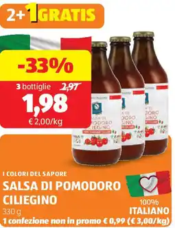 ALDI I colori del sapore salsa di pomodoro ciliegino offerta