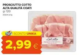 Tigre Prosciutto cotto alta qualità COATI offerta