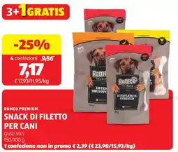 ALDI Romeo premium snack di filetto per cani offerta