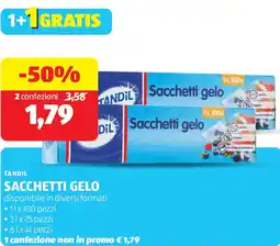 ALDI Tandil sacchetti gelo offerta