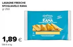 Tigre Lasagne fresche SFOGLIAVELO RANA offerta