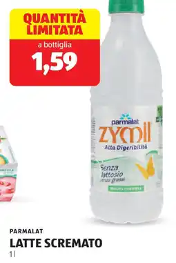 ALDI Parmalat latte scremato offerta