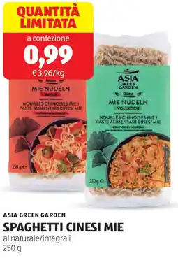 ALDI Asia green garden spaghetti cinesi mie offerta