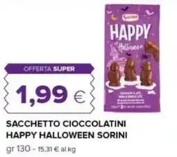Tigre Sacchetto cioccolatini happy halloween SORINI offerta