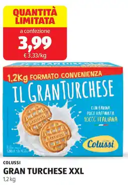 ALDI Colussi gran turchese XXL offerta