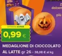 Tigre Medaglione di cioccolato al latte offerta