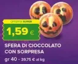 Tigre Sfera di cioccolato con sorpresa offerta