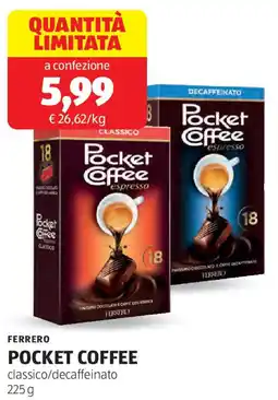 ALDI Ferrero pocket coffee offerta