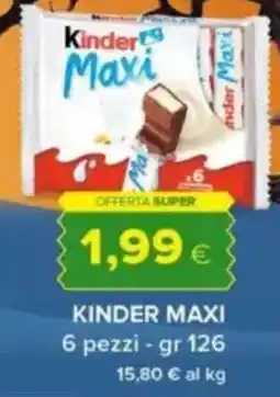 Tigre Kinder maxi offerta