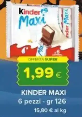 Tigre Kinder maxi offerta
