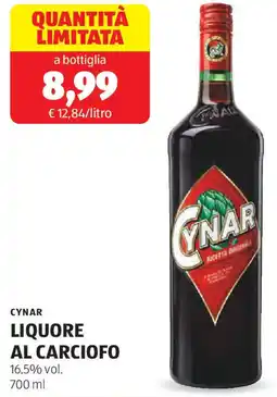 ALDI Cynar liquore al carciofo offerta