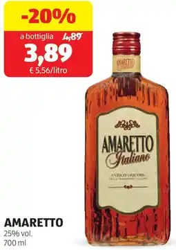 ALDI Amaretto offerta