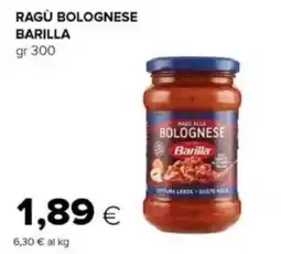 Tigre Ragù bolognese BARILLA offerta
