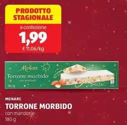 ALDI Monarc torrone morbido offerta