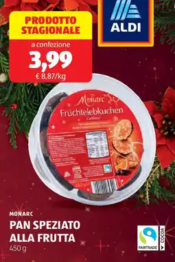 ALDI Monarc pan speziato alla frutta offerta