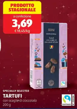 ALDI Specially selected tartufi offerta