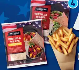 ALDI American tortilla wraps offerta