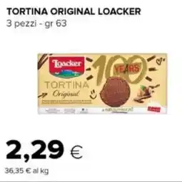 Tigre Tortina original LOACKER offerta