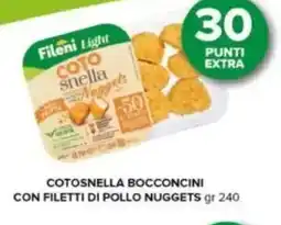 Tigre Fileni cotosnella bocconcini con filetti di pollo nuggets offerta