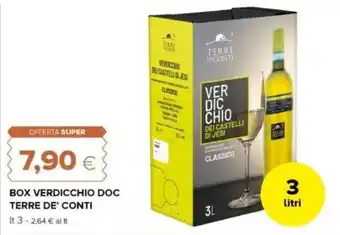 Tigre Box verdicchio doc TERRE DE' CONTI offerta