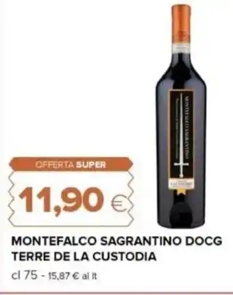 Tigre Montefalco sagrantino docg terre de la custodia offerta
