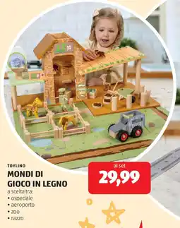 ALDI Toylino mondi di gioco in legno offerta