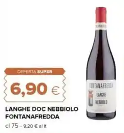 Tigre Langhe doc nebbiolo fontanafredda offerta