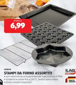 ALDI Zenker stampi da forno offerta