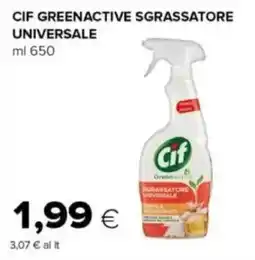 Tigre Cif greenactive sgrassatore universale offerta