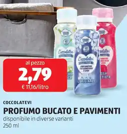 ALDI Coccolatevi profumo bucato e pavimenti offerta