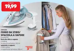 ALDI Ambiano ferro da stiro/ spazzola a vapore offerta