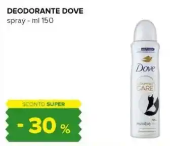 Tigre Deodorante DOVE spray offerta