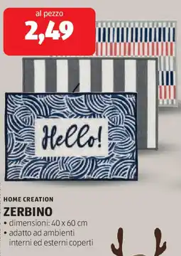 ALDI Home creation zerbino offerta