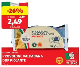 ALDI Regione che vai provolone valpadana dop piccante offerta