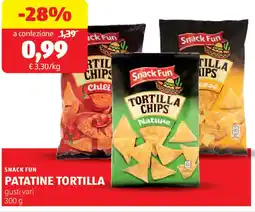 ALDI Snack fun patatine tortilla offerta