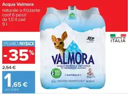 Carrefour Acqua Valmora offerta