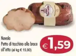 MerSi Supermercati Nuvola Petto di tacchino alla brace all'etto offerta