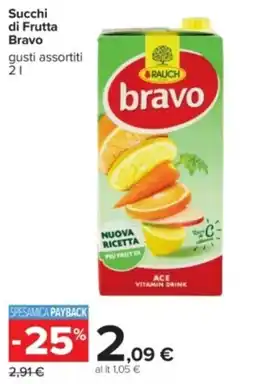 Carrefour Succhi di Frutta Bravo offerta