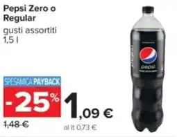 Carrefour Pepsi Zero o Regular offerta