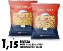 Compri Meglio Divella pasta fresca scialatelli fusilli calabresi offerta