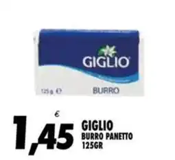 Compri Meglio Giglio burro panetto offerta