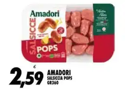 Compri Meglio Amadori salsiccia pops offerta