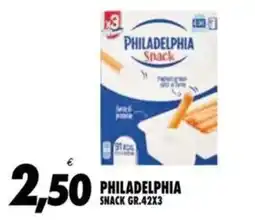Compri Meglio Philadelphia snack offerta