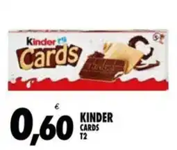 Compri Meglio Kinder cards t2 offerta