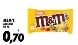 Compri Meglio M&m's arachidi offerta