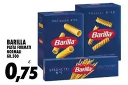 Compri Meglio Barilla pasta formati normali offerta