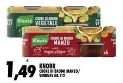 Compri Meglio Knorr cuore di brodo manzo/ verdure offerta