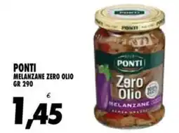 Compri Meglio Ponti melanzane zero olio offerta