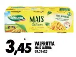 Compri Meglio Valfrutta mais lattina offerta