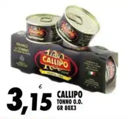 Compri Meglio Callipo tonno 0.0. offerta